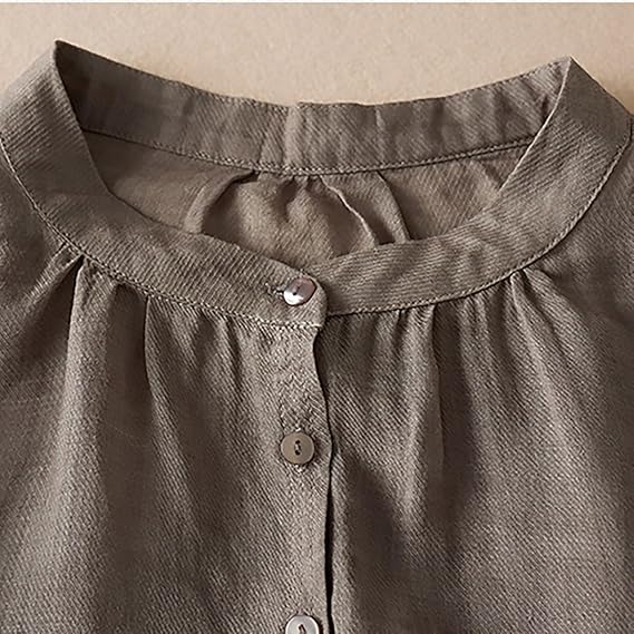 Classic Pure Cotton 3/4 Sleeve Shirt – Everyday Comfort