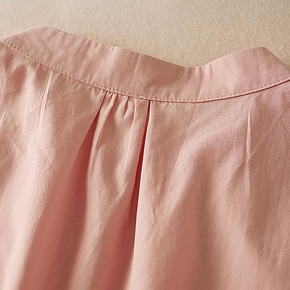 Classic Pure Cotton 3/4 Sleeve Shirt – Everyday Comfort