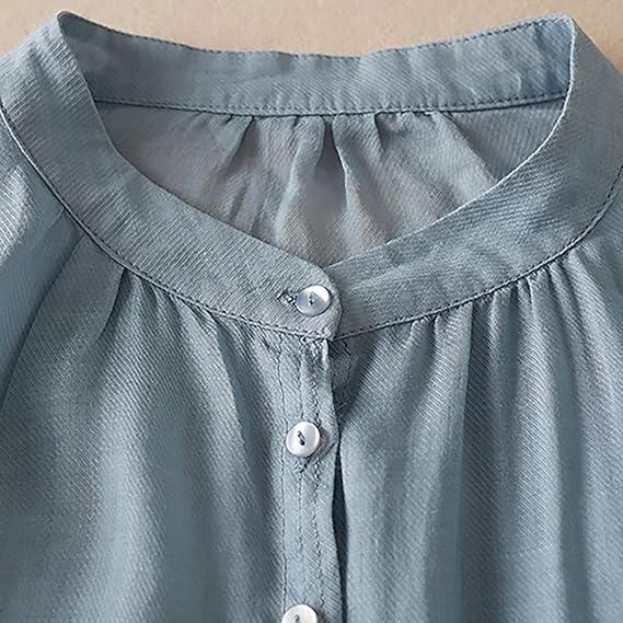 Classic Pure Cotton 3/4 Sleeve Shirt – Everyday Comfort