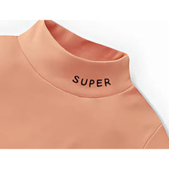 Super Panda Neck Baby Boys T-Shirt – Soft Cotton Blend Infant Top, Comfortable & Playful