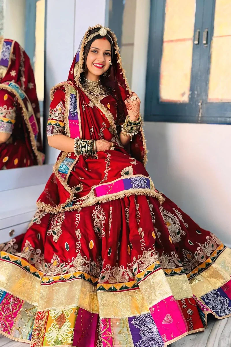 Rajasthani Style Printed Navratri Chaniya Choli