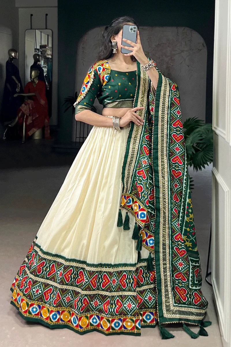 Ready To Wear Patola Print chaniya Choli For Garba Night