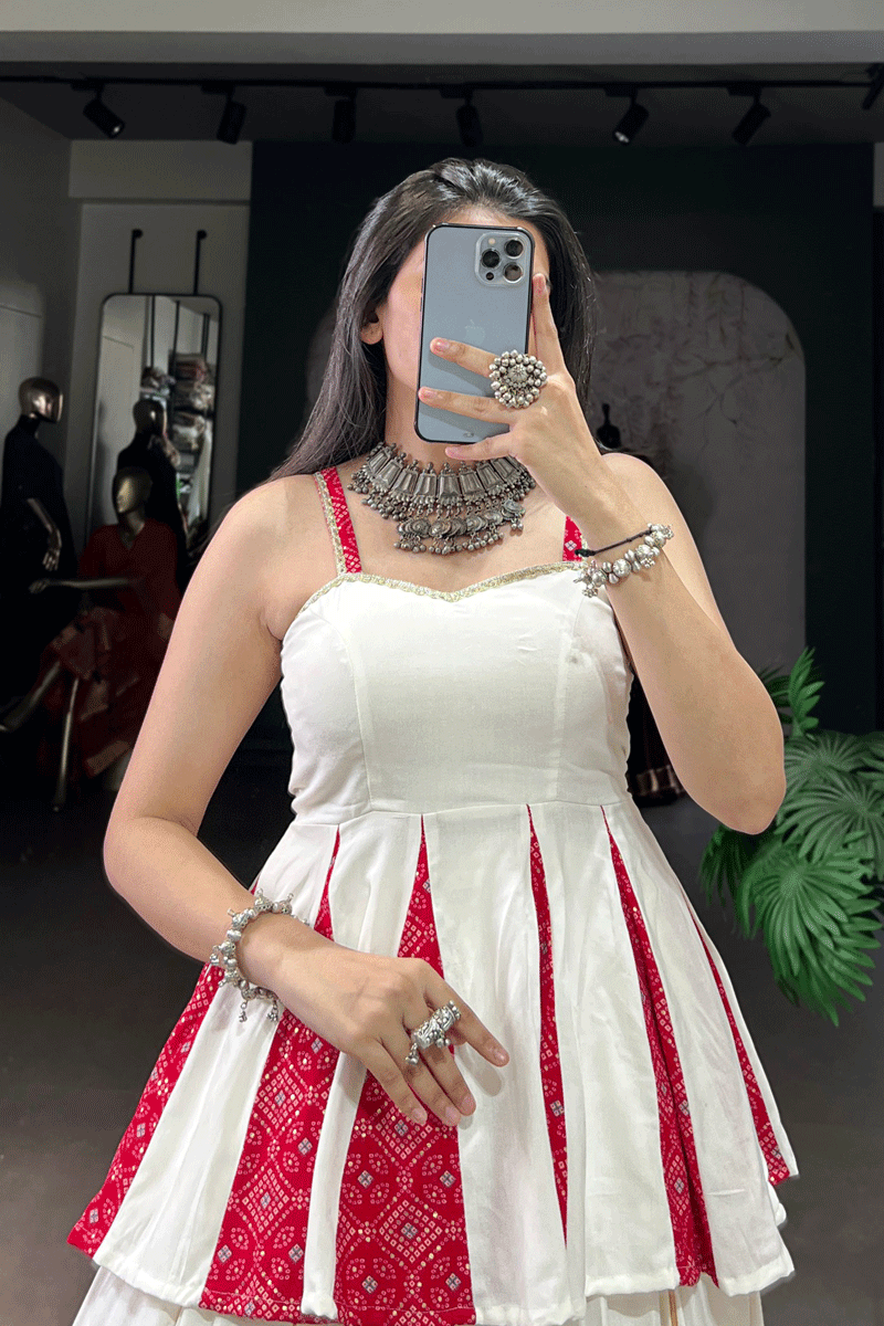 Navratri Special Western Look Fully Stitched Chaniya Choli