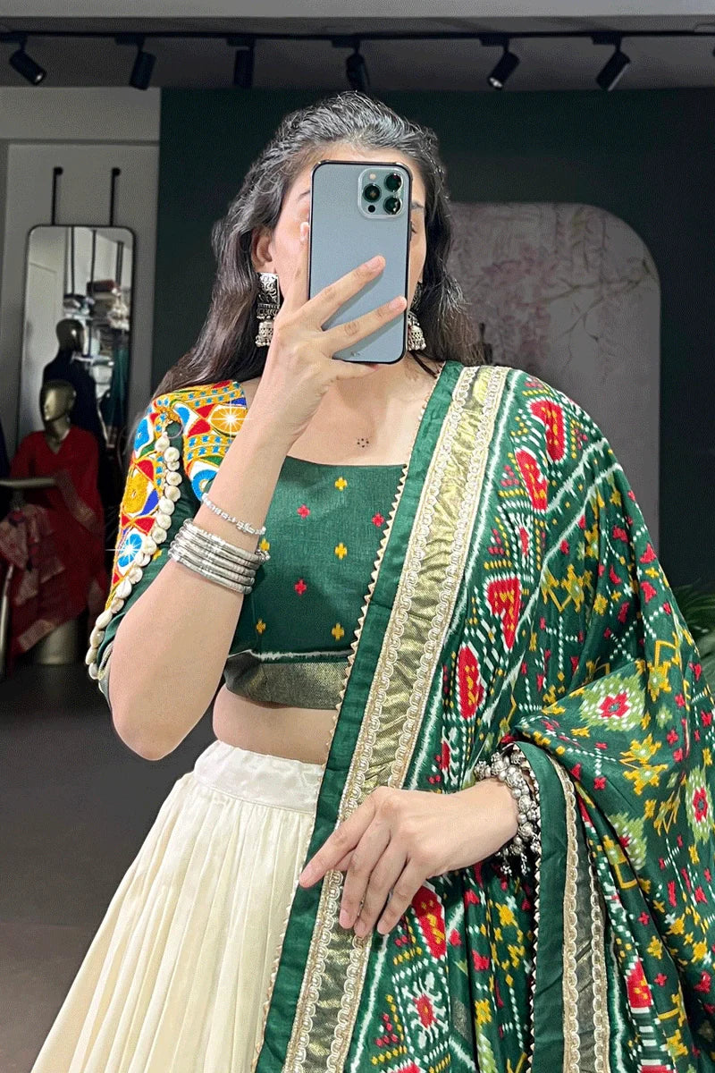 Ready To Wear Patola Print chaniya Choli For Garba Night