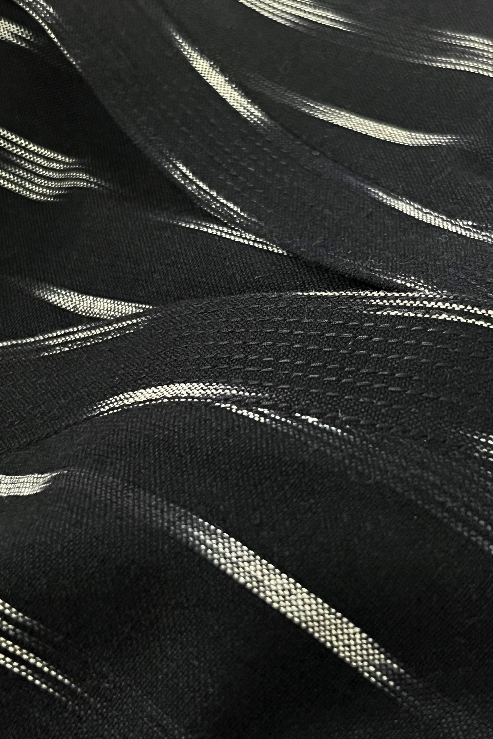 Naadirah Anya Black Ikat Kurta