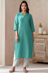 Roza Seher Turquoise Kurta