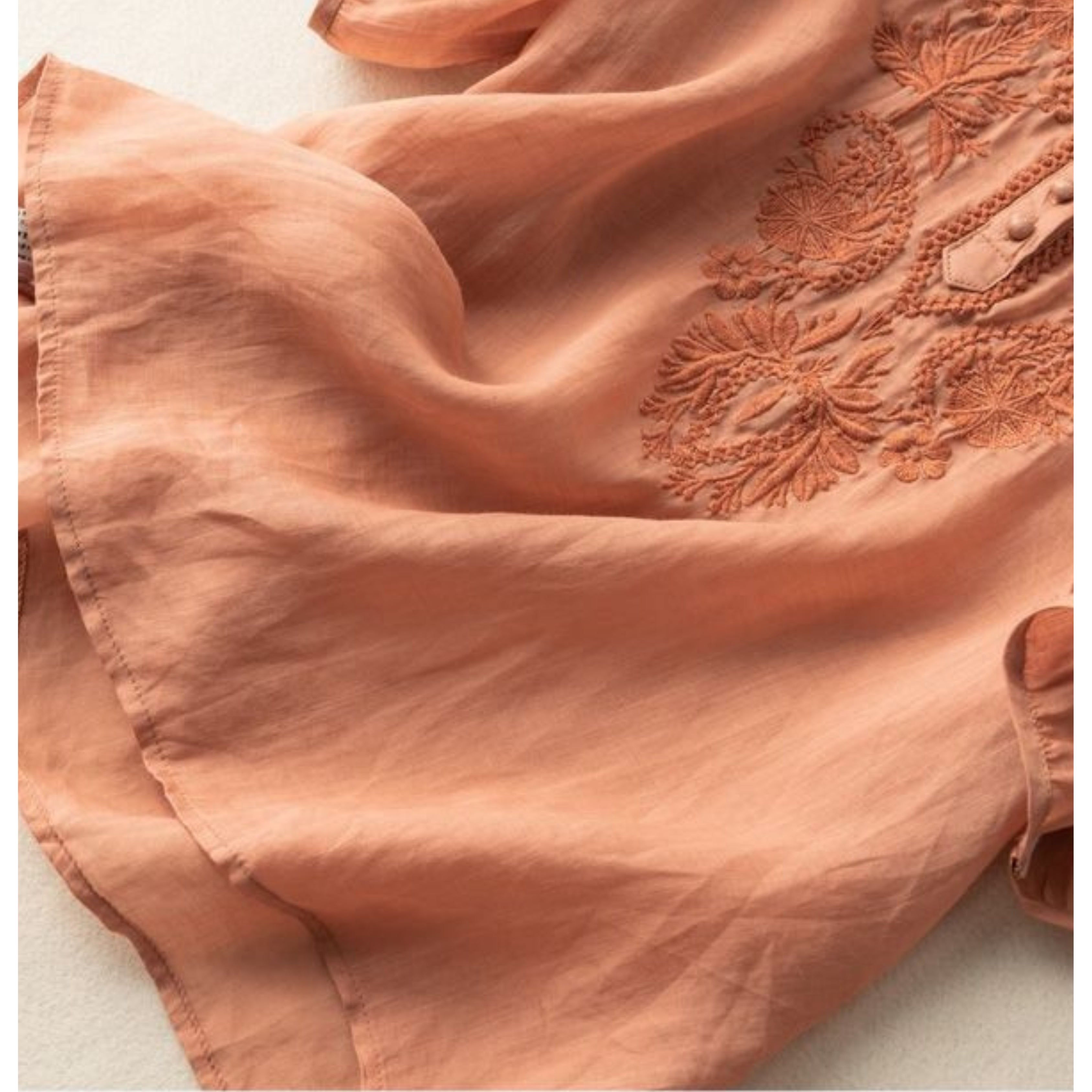 Pure Cotton Embroidered Comfortable Top