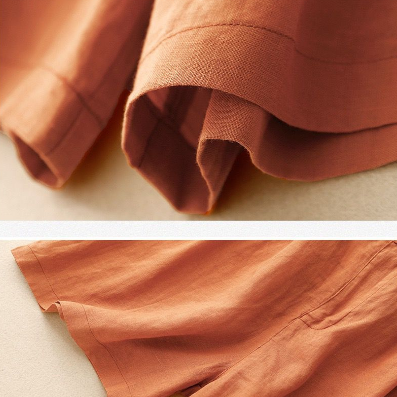 Pure Cotton Embroidered Shorts With Pocket