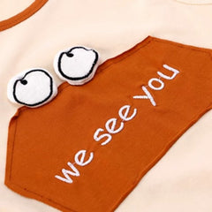 We See You Baby Romper – Soft Cotton Unisex Outfit for Boys & Girls