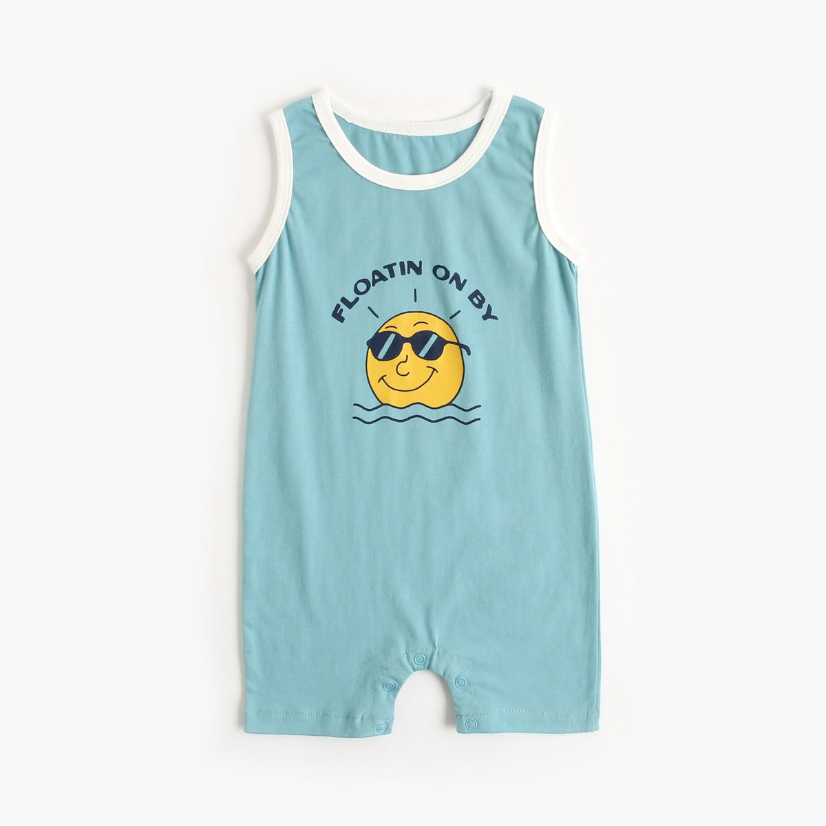 Beach Day Rompers – Soft Cotton Baby and Toddler Unisex Summer Outfit