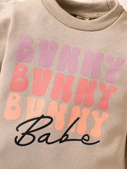 Bunny Babe Printed Baby Romper – Soft Cotton Blend