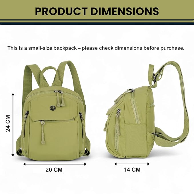 Women’s Mini Backpack Purse – Lightweight Water-Resistant Small Sling Bag for Travel, Shopping & Daily Use | Compact Essentials Daypack