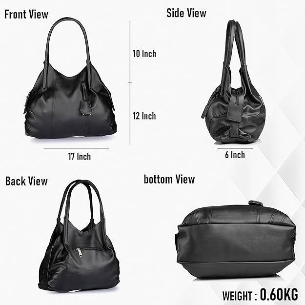 Women's Style Diva Satchel Tote Handbag | Vegan Leather Ladies Purse | Stylish Shoulder Bag for Daily Use & Gifting