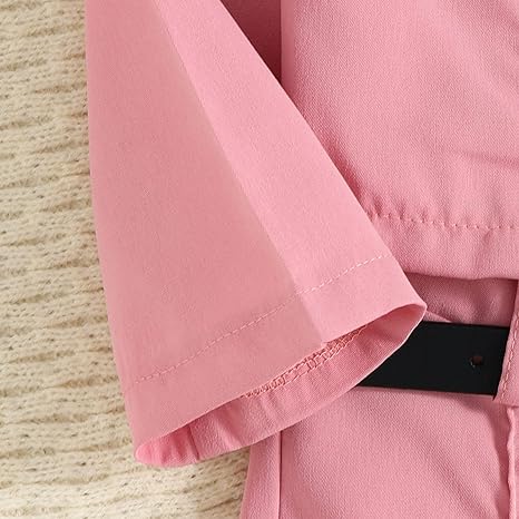 Overcoat Styled Shirt and Pant Set – Stylish Cotton Blend Outfit for Boys and Girls