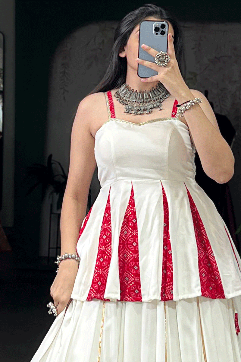 Navratri Special Western Look Fully Stitched Chaniya Choli