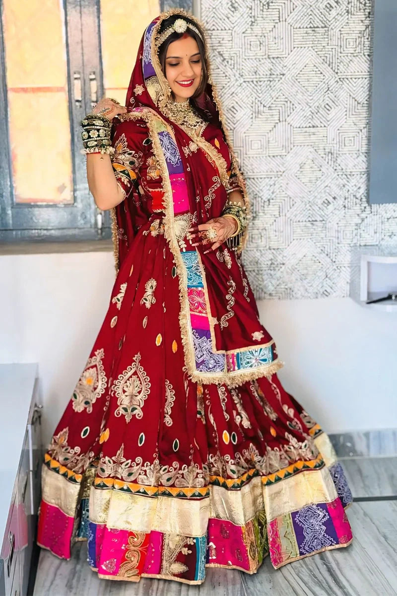 Rajasthani Style Printed Navratri Chaniya Choli