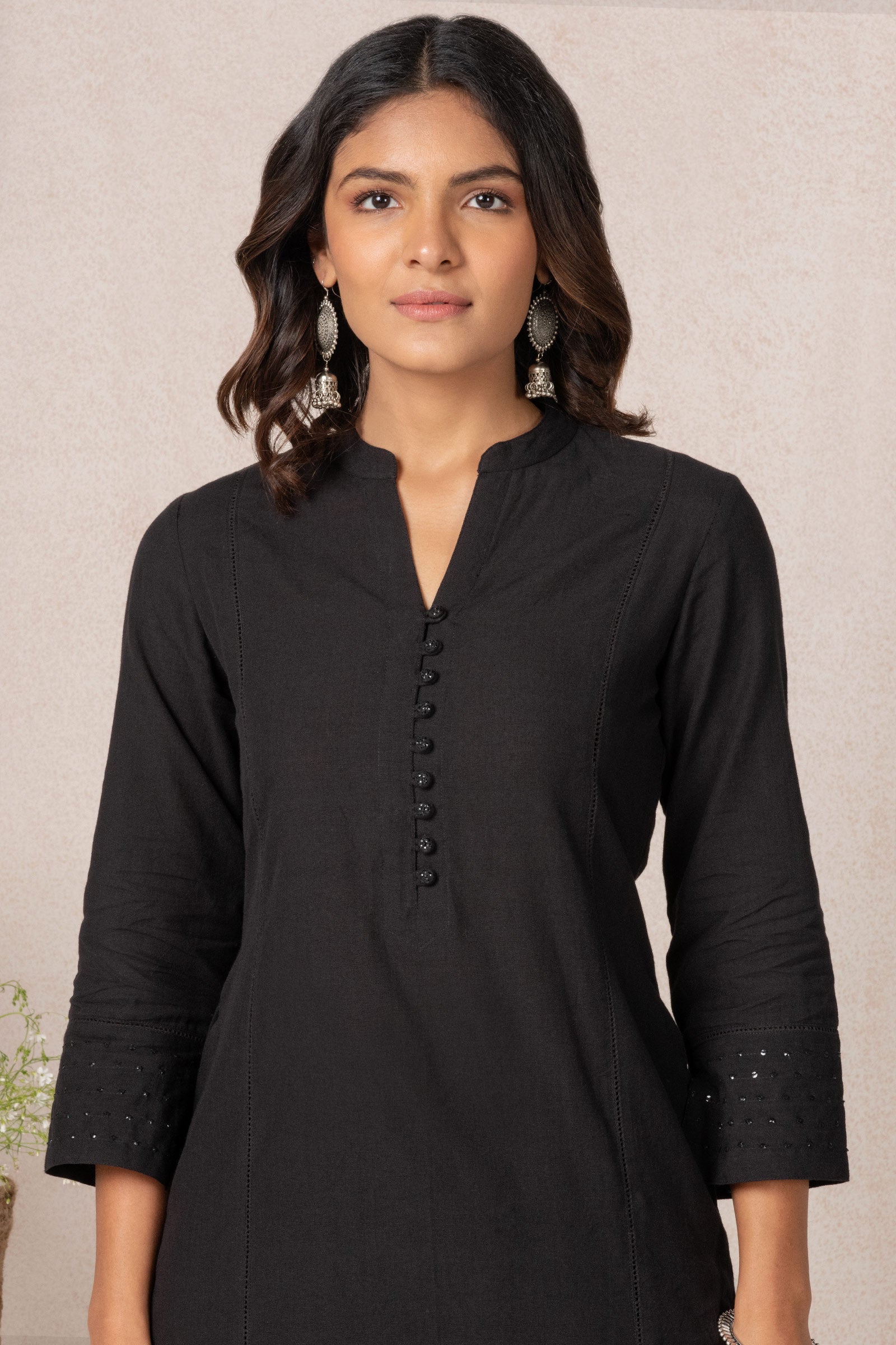 Nasrine Mehnaz Handloom Kurta