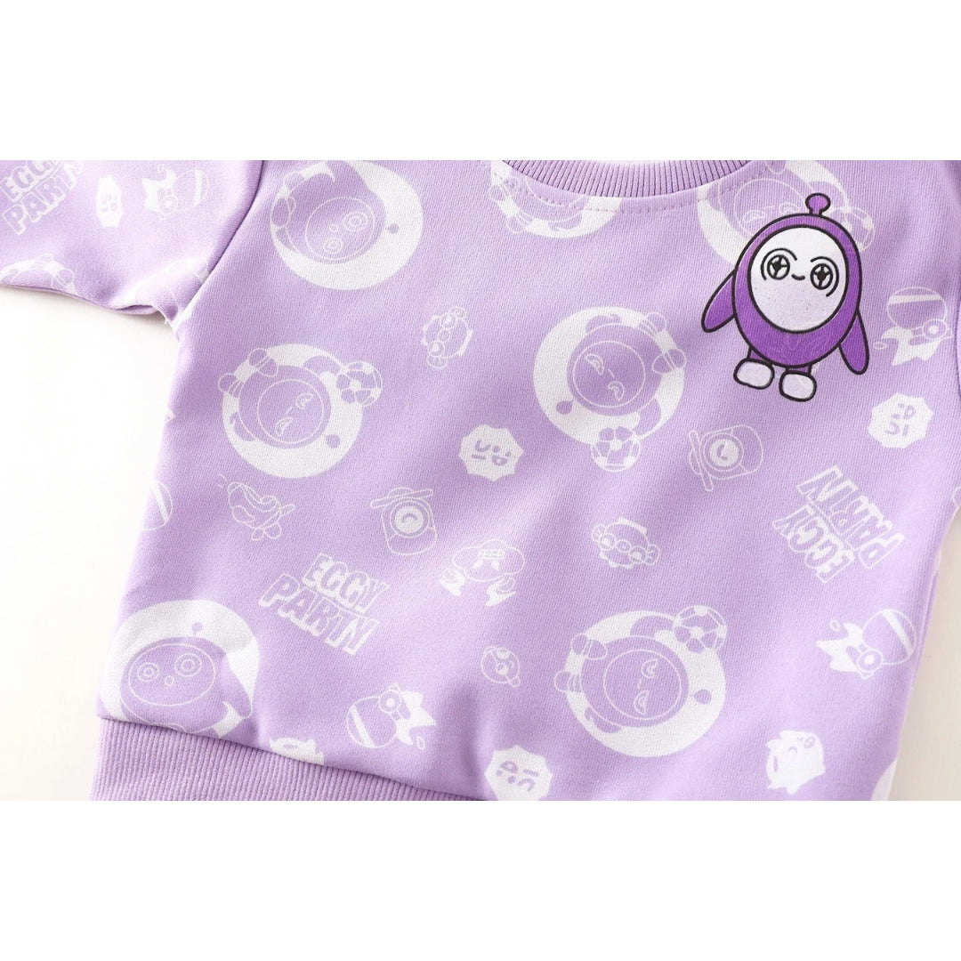 Little Duckling Unisex Lavender T-Shirt for Kids – Soft Cotton Blend Casual Top