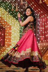 Fully Stitched Gamthi Work Chaniya Choli For Navratri