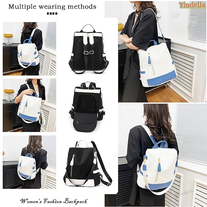 Women’s Anti-Theft Fashion Backpack – Soft Texture Large-Capacity Korean-Style Daypack for Travel, College & Daily Use