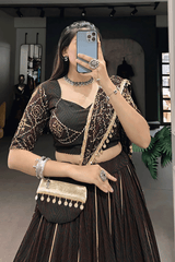 Navrratri Special Latest Bandhani Print Dupatta Chaniya Choli