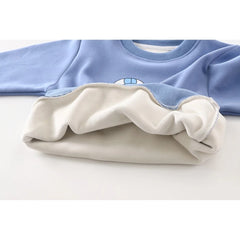 Little Astronaut Star Unisex Kids T-Shirt – Cotton Blend with Warm Wool Lining