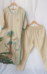 Ivory Glow Festive  Slim fit Suit Set - Diwali Drop 1.0