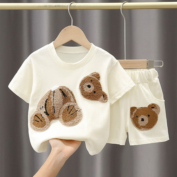 Baby Bear Boys and Girls Co-ord Set – Soft Cotton Blend Two-Piece Outfit