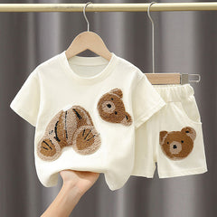 Baby Bear Boys and Girls Co-ord Set – Soft Cotton Blend Two-Piece Outfit