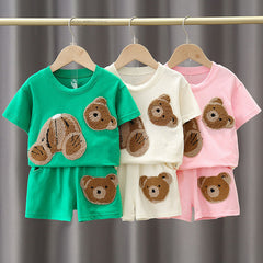 Baby Bear Boys and Girls Co-ord Set – Soft Cotton Blend Two-Piece Outfit