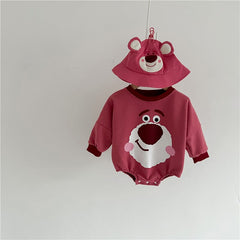 Bearberry Baby Boys and Girls Romper Set with Hat and Socks – Soft Cotton Blend