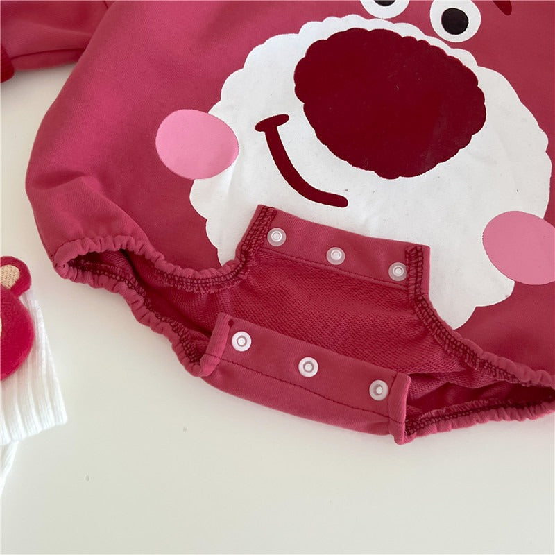 Bearberry Baby Boys and Girls Romper Set with Hat and Socks – Soft Cotton Blend