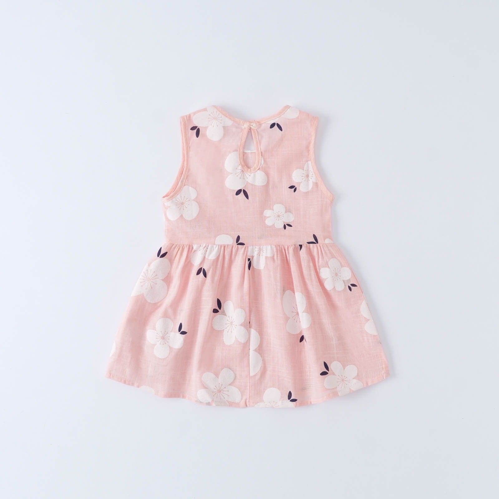 Blossom Pink Girls Cotton Dress – Comfortable Casual Wear