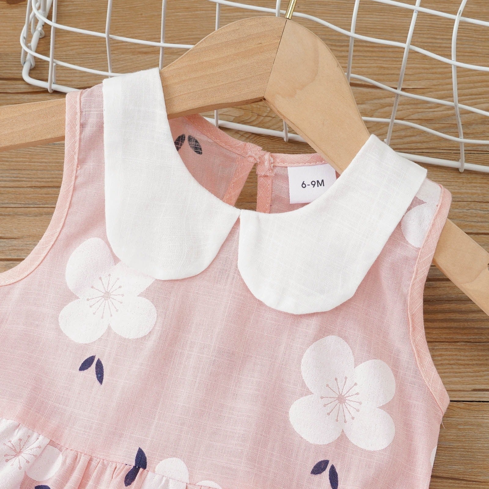 Blossom Pink Girls Cotton Dress – Comfortable Casual Wear