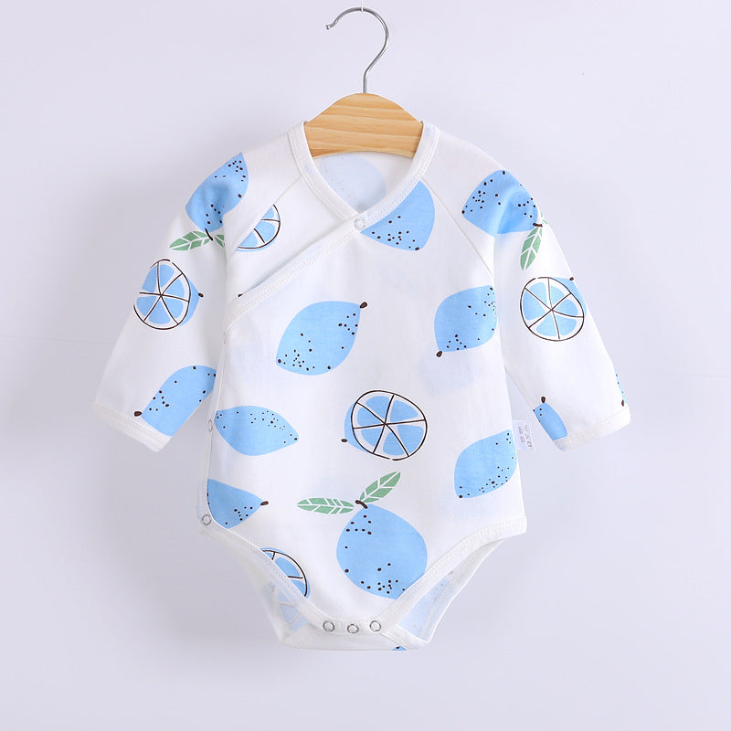 Blue Lemon Baby Boy and Girl Romper – Soft Cotton Outfit