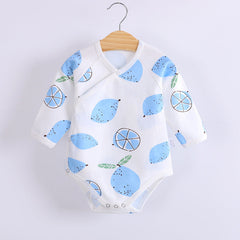 Blue Lemon Baby Boy and Girl Romper – Soft Cotton Outfit