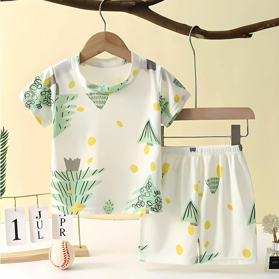 Boys Everyday Home Wear Set – Cotton Blend Comfortable Outfit