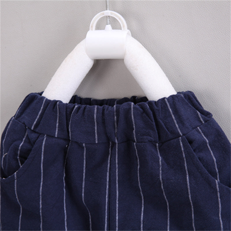 Boys Occasional Set with Attached Waistcoat and Bow – Cotton Blend Outfit