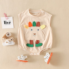 Colourful Cute Baby Romper for Boys and Girls – Soft Cotton