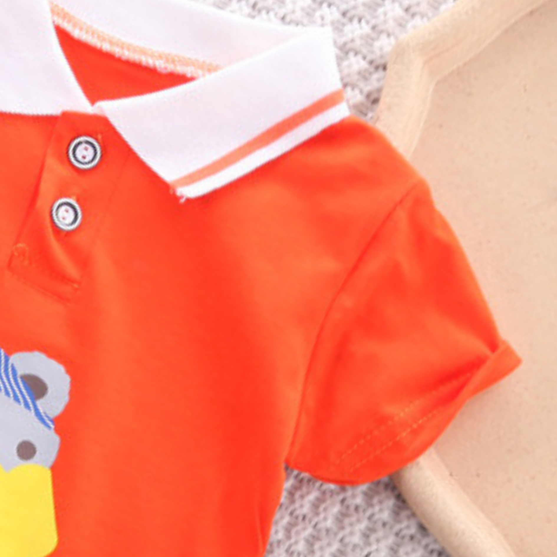 Boys Collared T-Shirt and Bottom Set – Cotton Casual Outfit