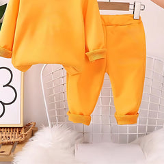Boys Hoodie and Pants Set – Cotton Blend Casual Outfit
