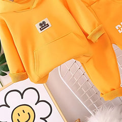 Boys Hoodie and Pants Set – Cotton Blend Casual Outfit