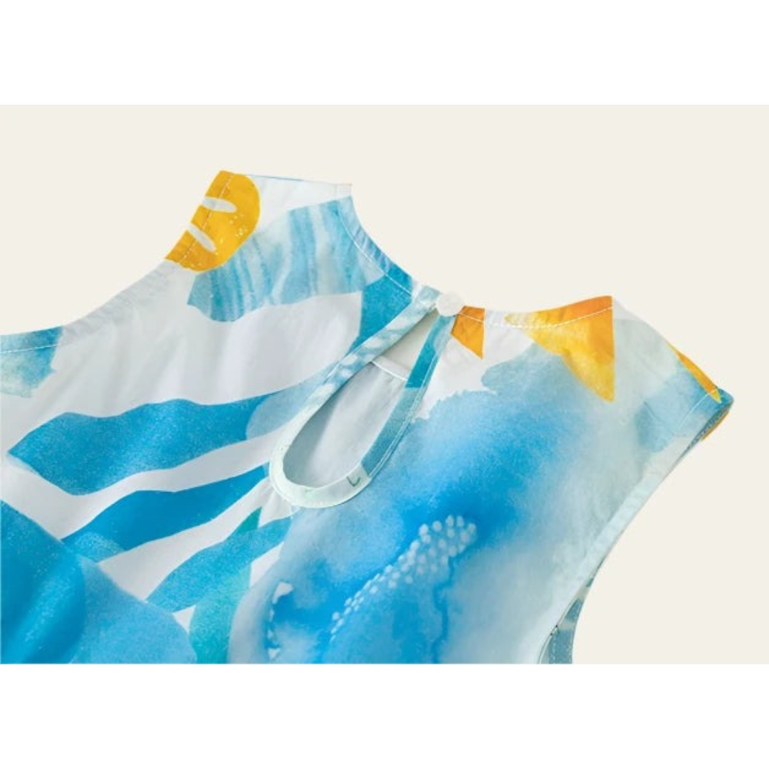 Colour Pop Girls Dress – Bright Cotton Blend Party and Casual Wear