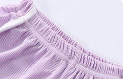 Comfy Strawberry Girls Lounge Wear Set – Soft Cotton Two-Piece Outfit