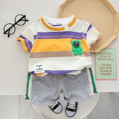Cool Astronaut Boys Clothing Set – Comfortable Cotton T-Shirt and Shorts