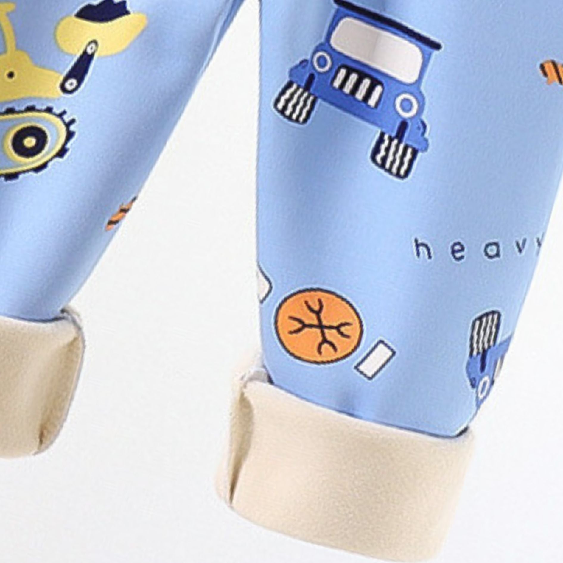 Cozy Vehicles Printed Boys Loungewear Set – Soft Cotton Blend Sleepwear