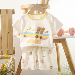 Cuddle Time Baby Girls Cotton Lounge Set – Comfortable Two-Piece Outfit