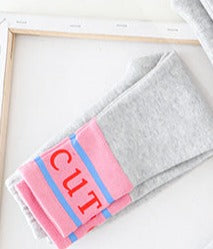 Cute Colour Blocked Girls Hoodie Set – Soft Cotton Two-Piece Outfit
