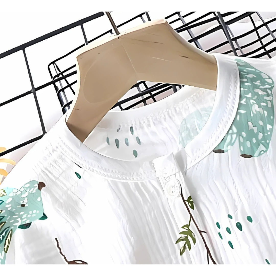 Cute Forest Lounge Wear Set for Boys and Girls – Soft Cotton Blend Two-Piece Outfit