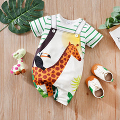 Baby Safari Boys and Girls Romper Jumpsuit – Soft Cotton One-Piece Outfit